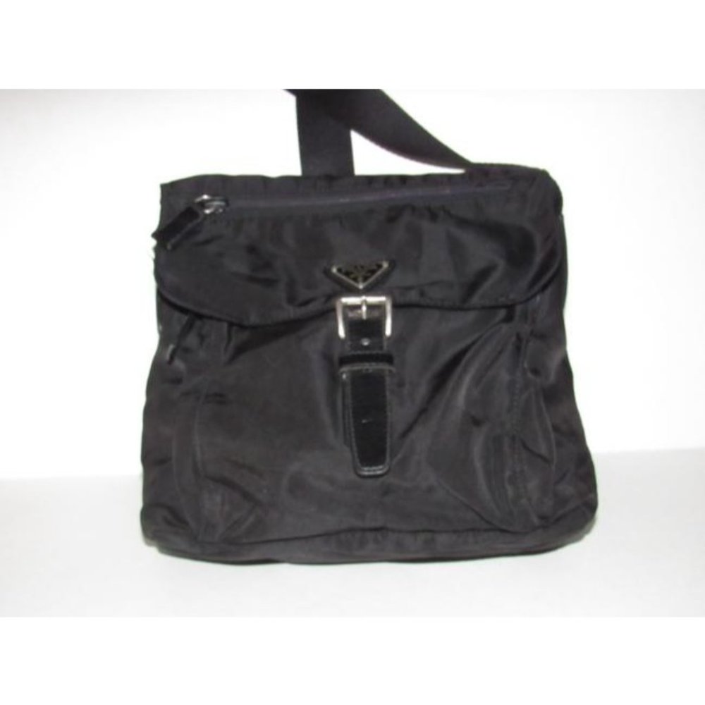 Re-released Prada Black Leather And Black Nylon Cross Body Bag! FINAL MARKDOWN!